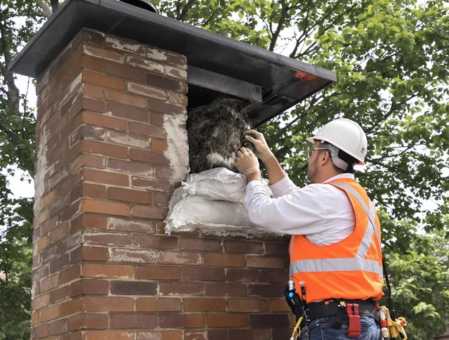 Humane removal of debris and animals by Mission Viejo Chimney Sweep in Mission Viejo, CA