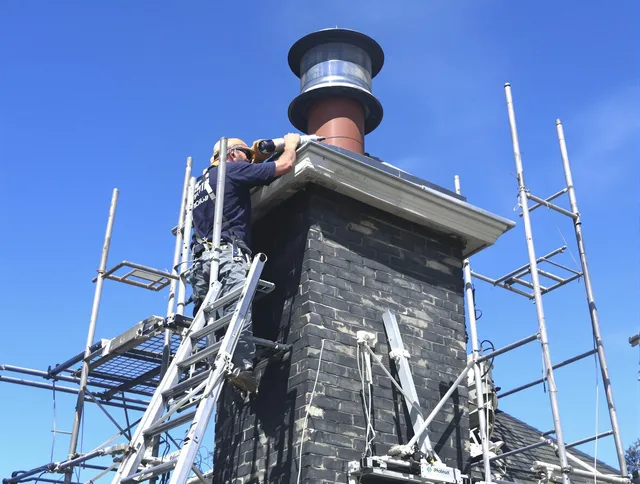 Sturdy chimney crown finished by Mission Viejo Chimney Sweep in Mission Viejo, CA