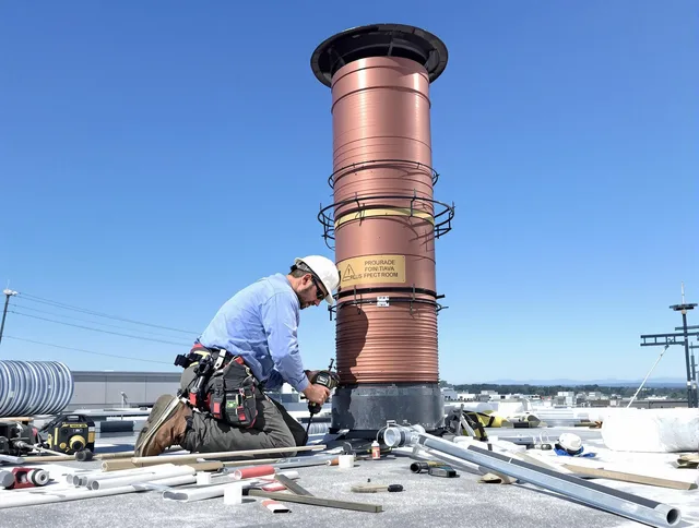 Installed chimney liner by Mission Viejo Chimney Sweep in Mission Viejo, CA