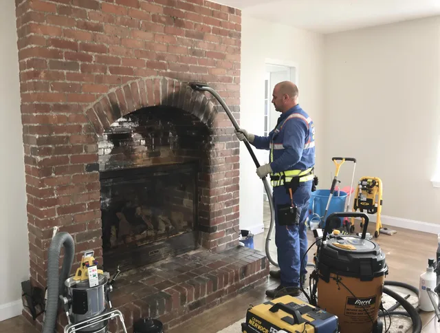 Mission Viejo Chimney Sweep expert performing detailed chimney sweep in Mission Viejo, CA