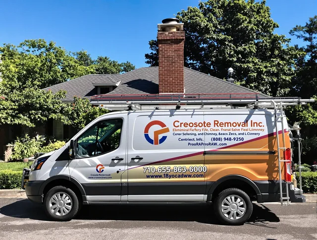 Mission Viejo Chimney Sweep technician removing creosote safely in Mission Viejo, CA