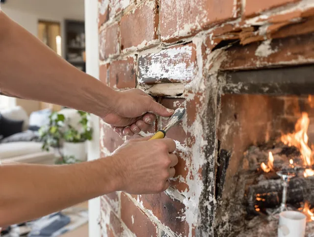 Routine fireplace repair by Mission Viejo Chimney Sweep in Mission Viejo, CA