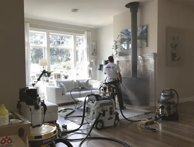 Soot removal service by Mission Viejo Chimney Sweep for a fireplace in Mission Viejo, CA